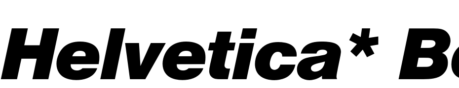 Helvetica* Bold Italic Yazı tipi ücretsiz indir
